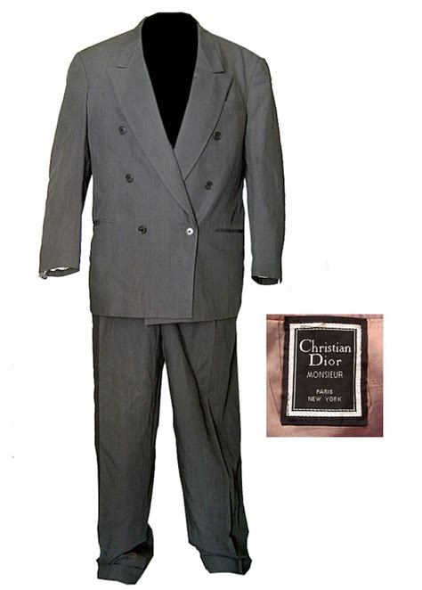 christian dior double breasted suit|Classic.